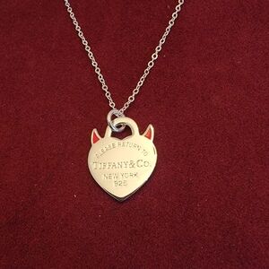 Tiffany & Co. Silver Heart Pendant Necklace